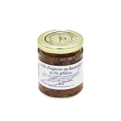 Confit d'oignons au bacon fumé
