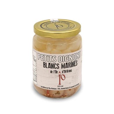 Petits oignons blancs marinés