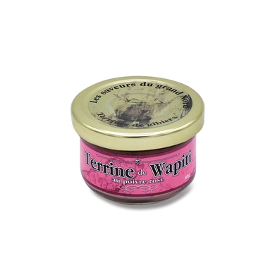 Terrine de wapiti poivre rose