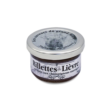 Rilllettes lièvre champignons