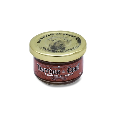 Terrine cerf 3 poivres cognac