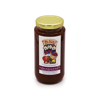 Confiture fraises rhubarbe