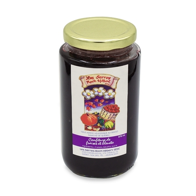 Confiture fraises bleuets