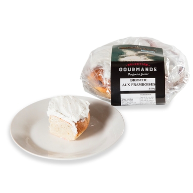 Brioche gourmande framboise