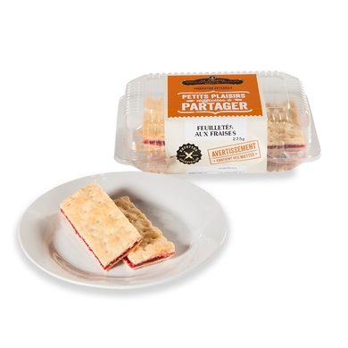 Feuilletés aux fraises