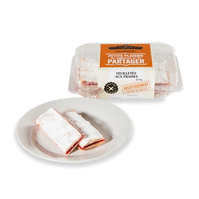Feuilletés aux fraises